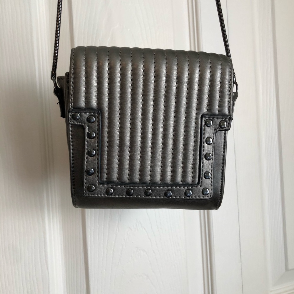 Silver Crossbody Bag